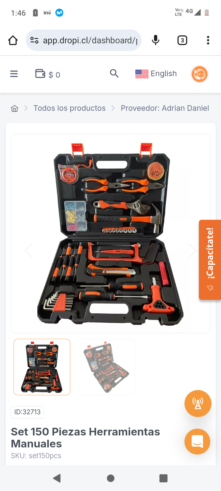 Set 150 Piezas Herramientas Manuales