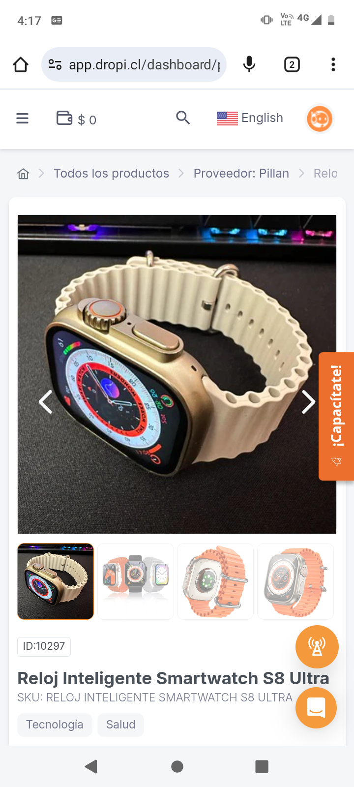 Reloj Inteligente Smartwatch S8 Ultra