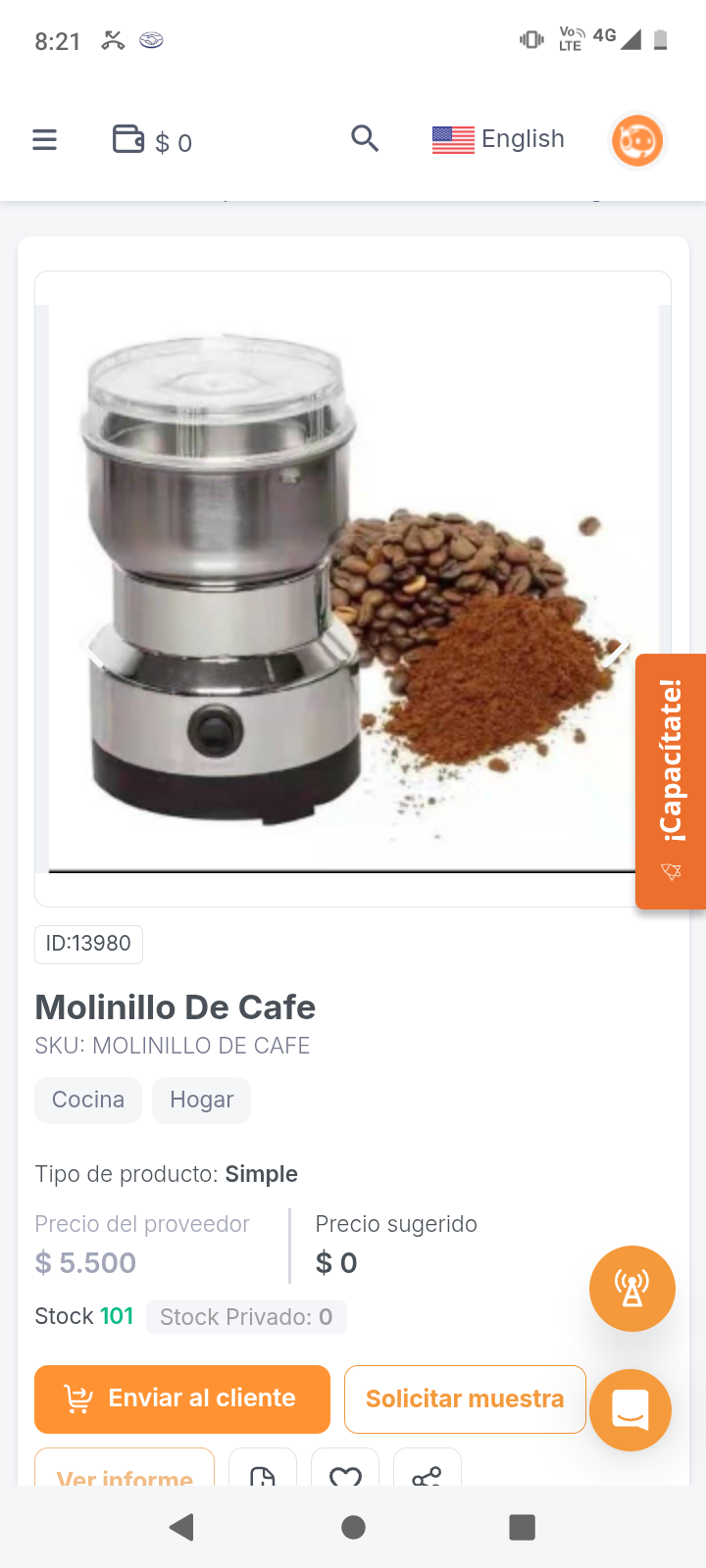 Molinillo De Cafe