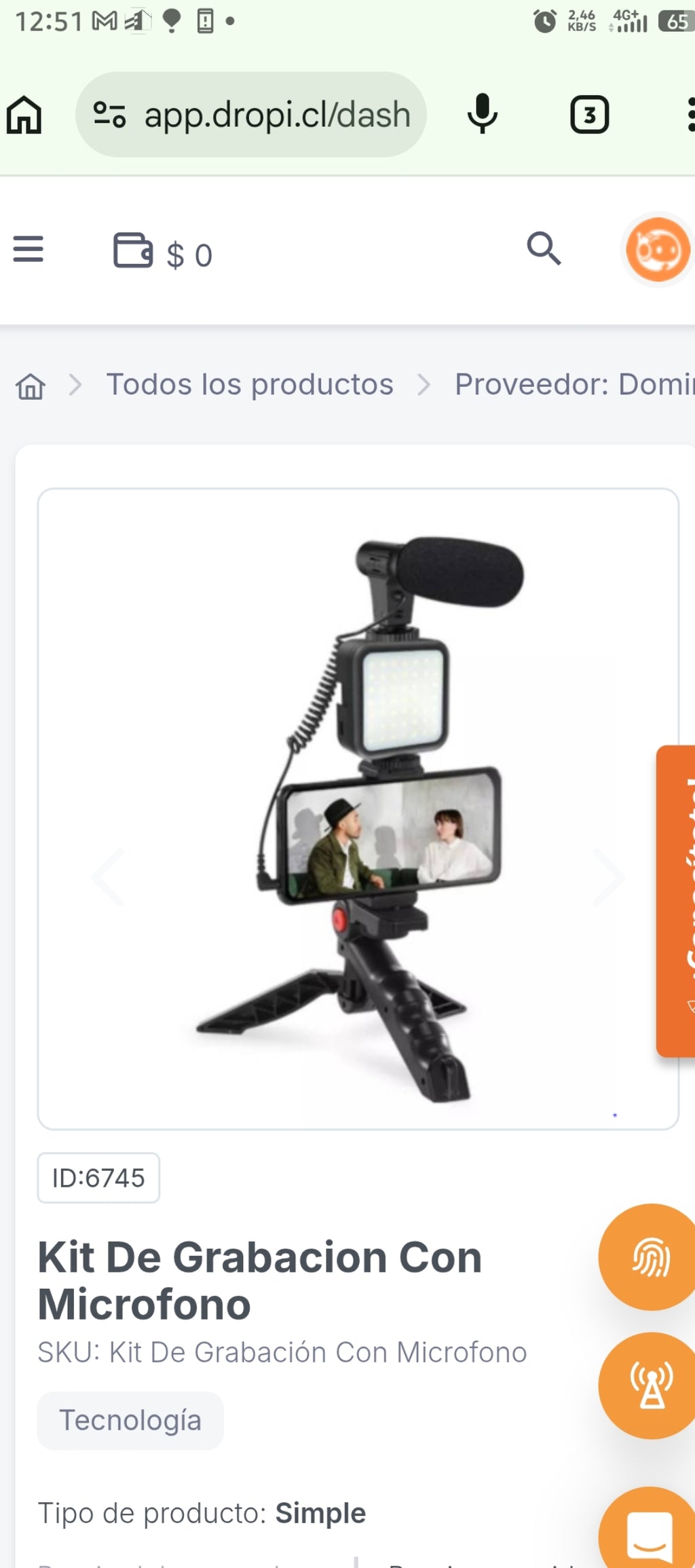 Kit De Grabacion Con Microfono
