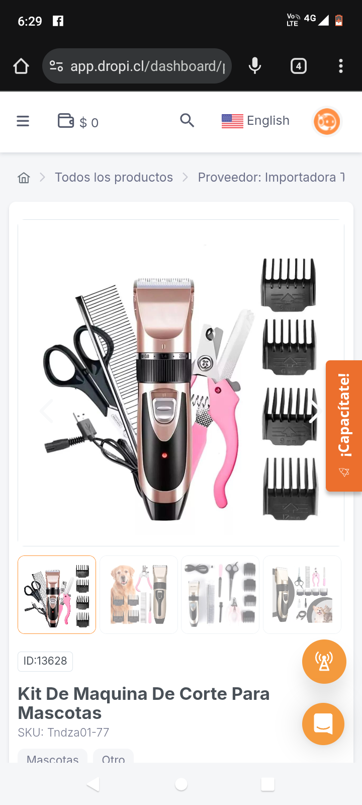 Kit De Maquina De Corte Para Mascotas