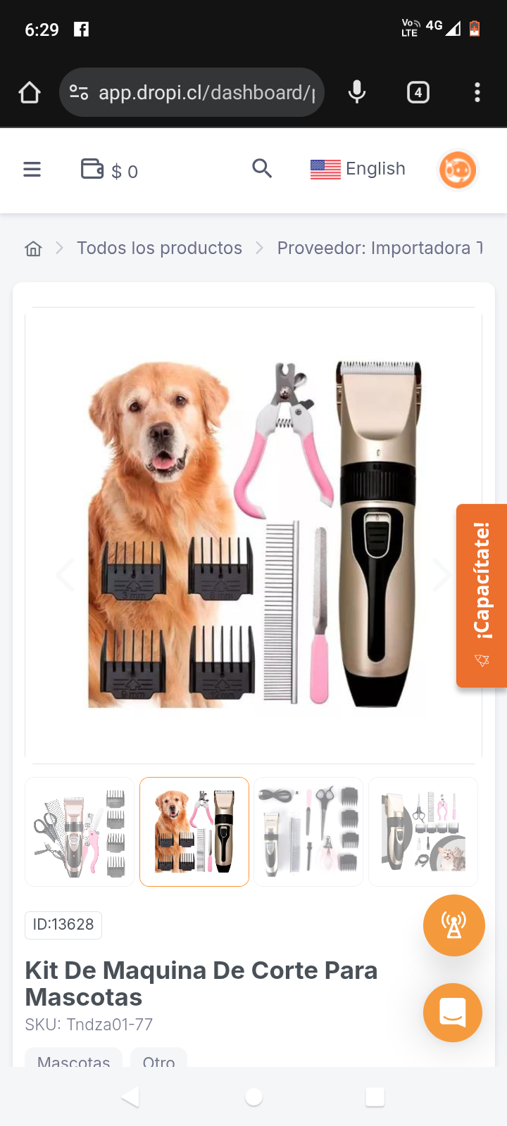 Kit De Maquina De Corte Para Mascotas