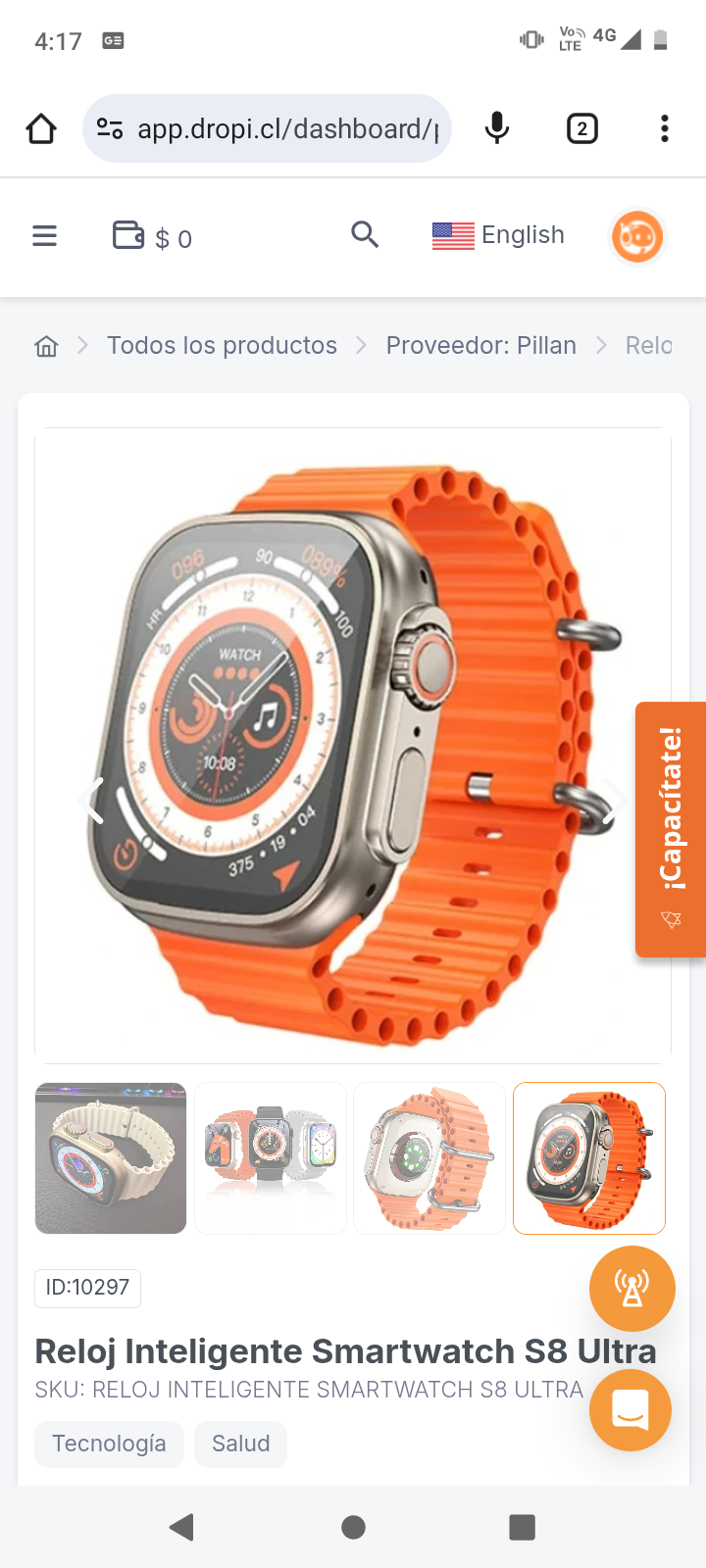 Reloj Inteligente Smartwatch S8 Ultra