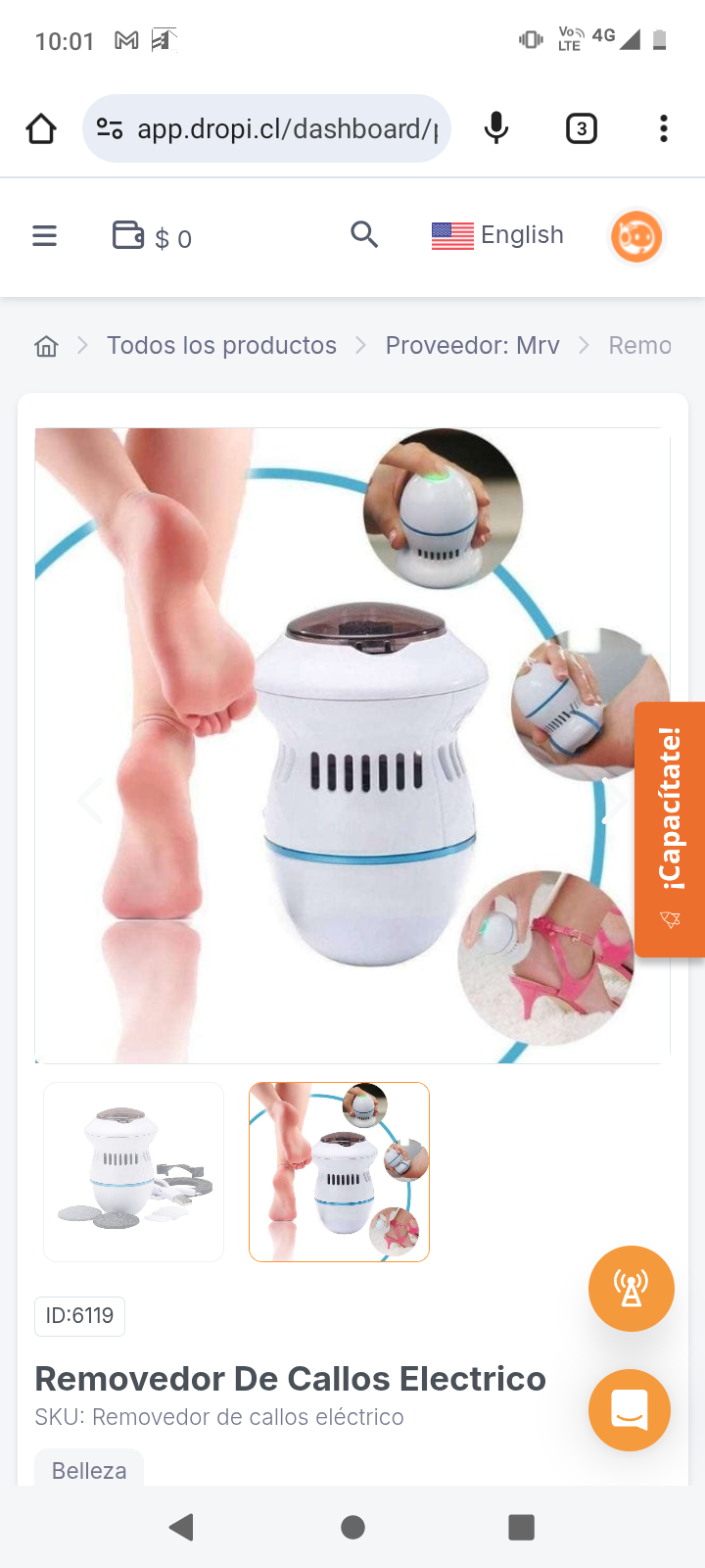 Removedor De Callos Electrico