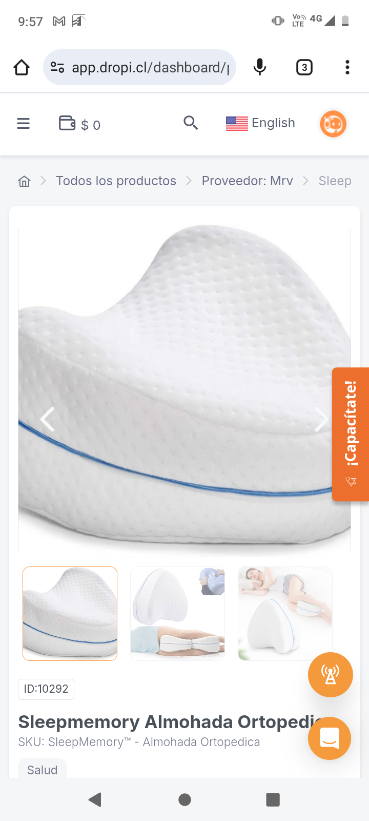 Sleepmemory Almohada Ortopedica