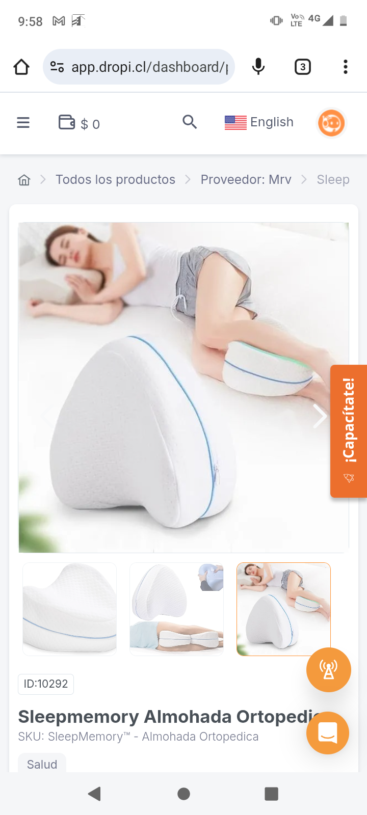 Sleepmemory Almohada Ortopedica