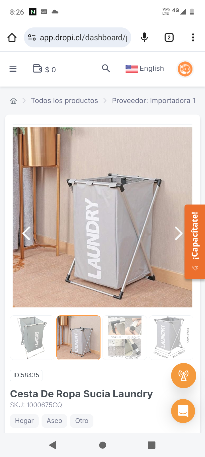 Cesta De Ropa Sucia Laundry