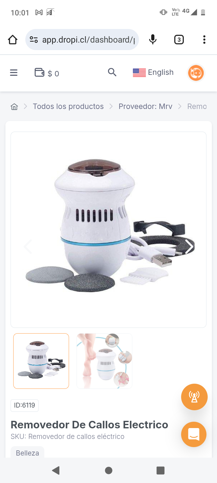 Removedor De Callos Electrico