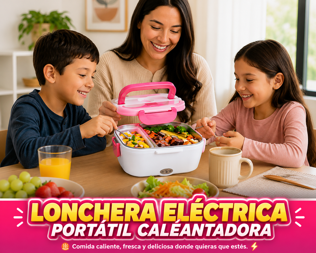Lonchera eléctrica portátil calentadora