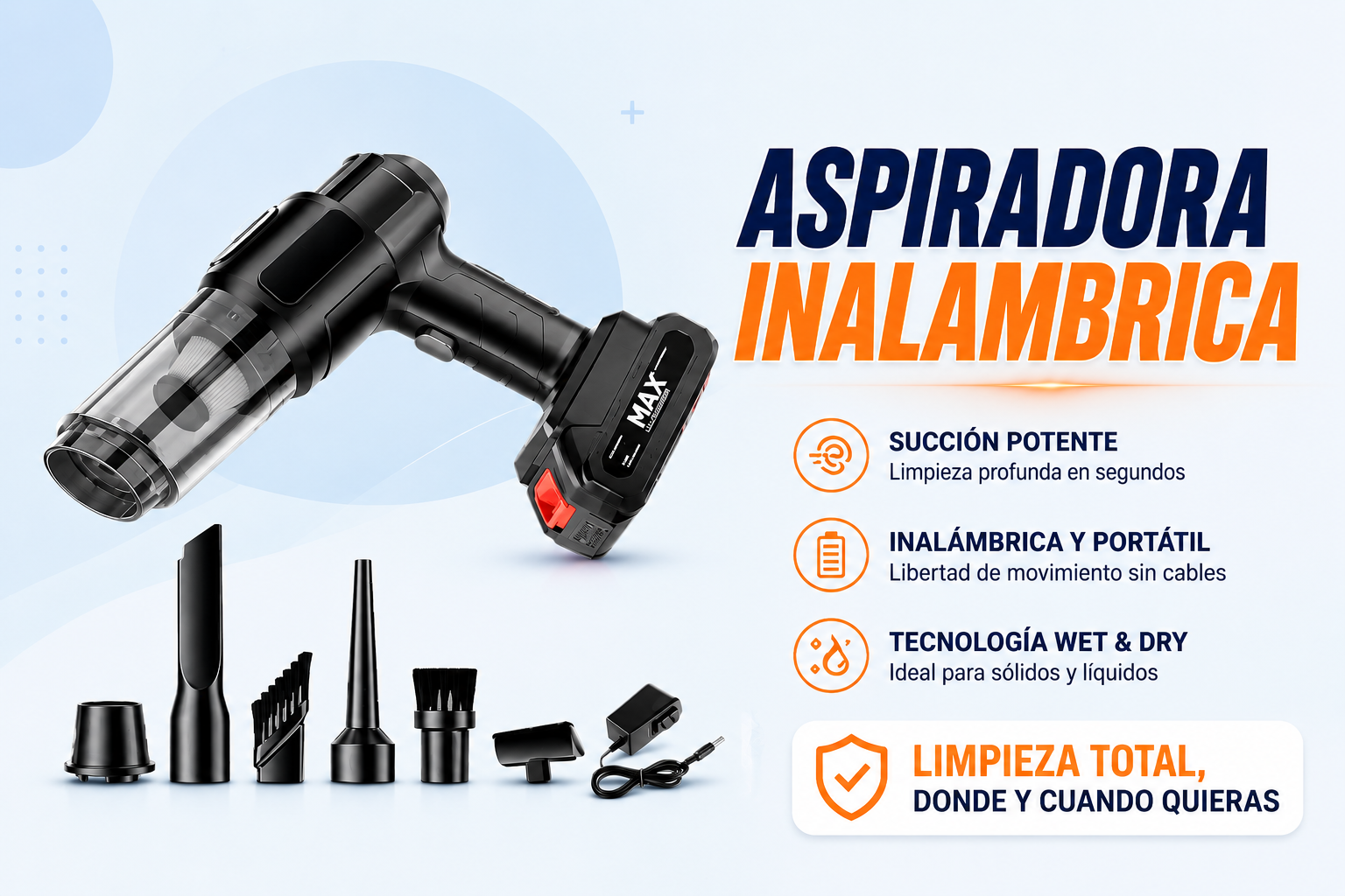Aspiradora Inalambrica