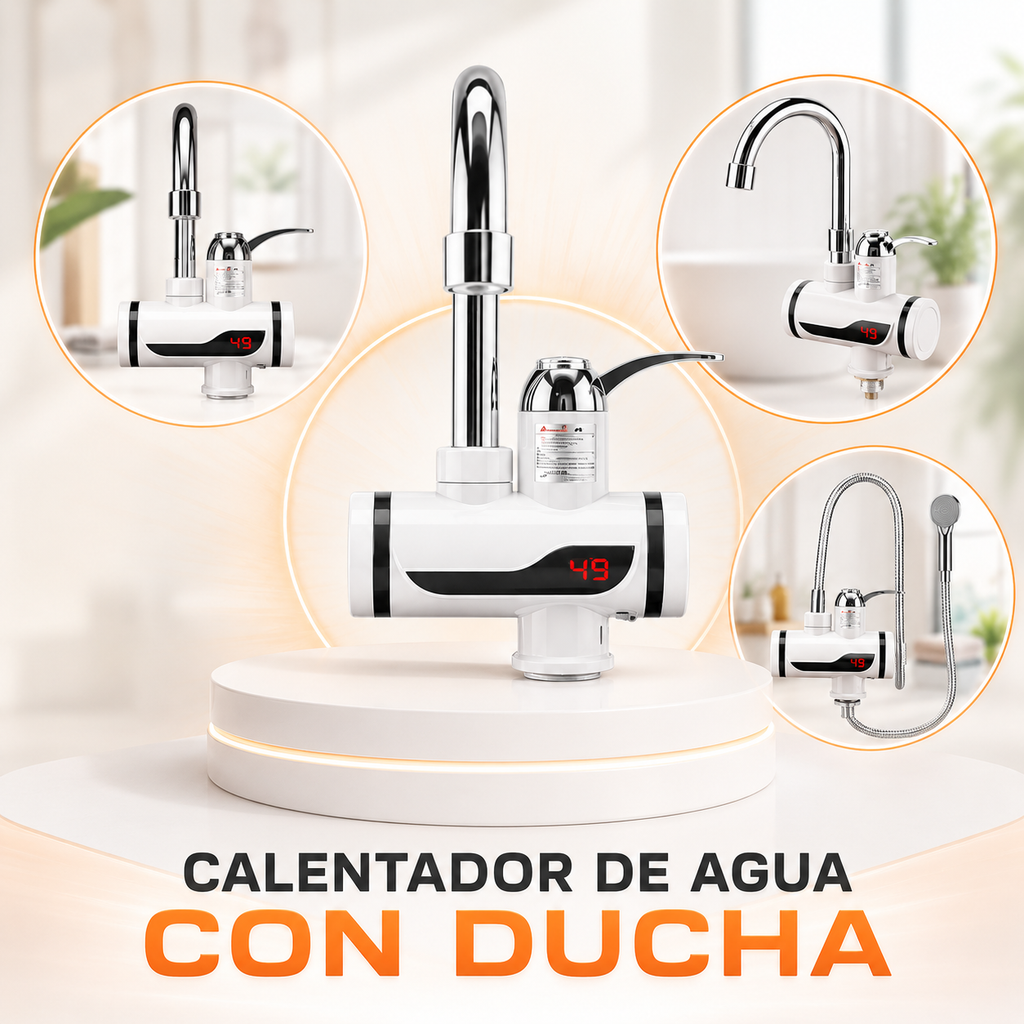 Calentador De Agua Con Ducha Dropi Cup.