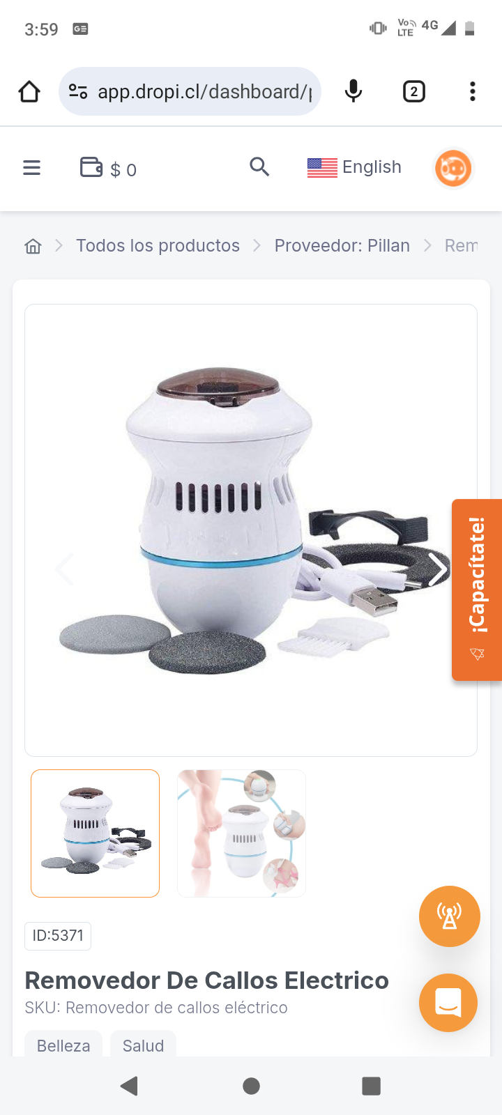 Removedor De Callos Electrico