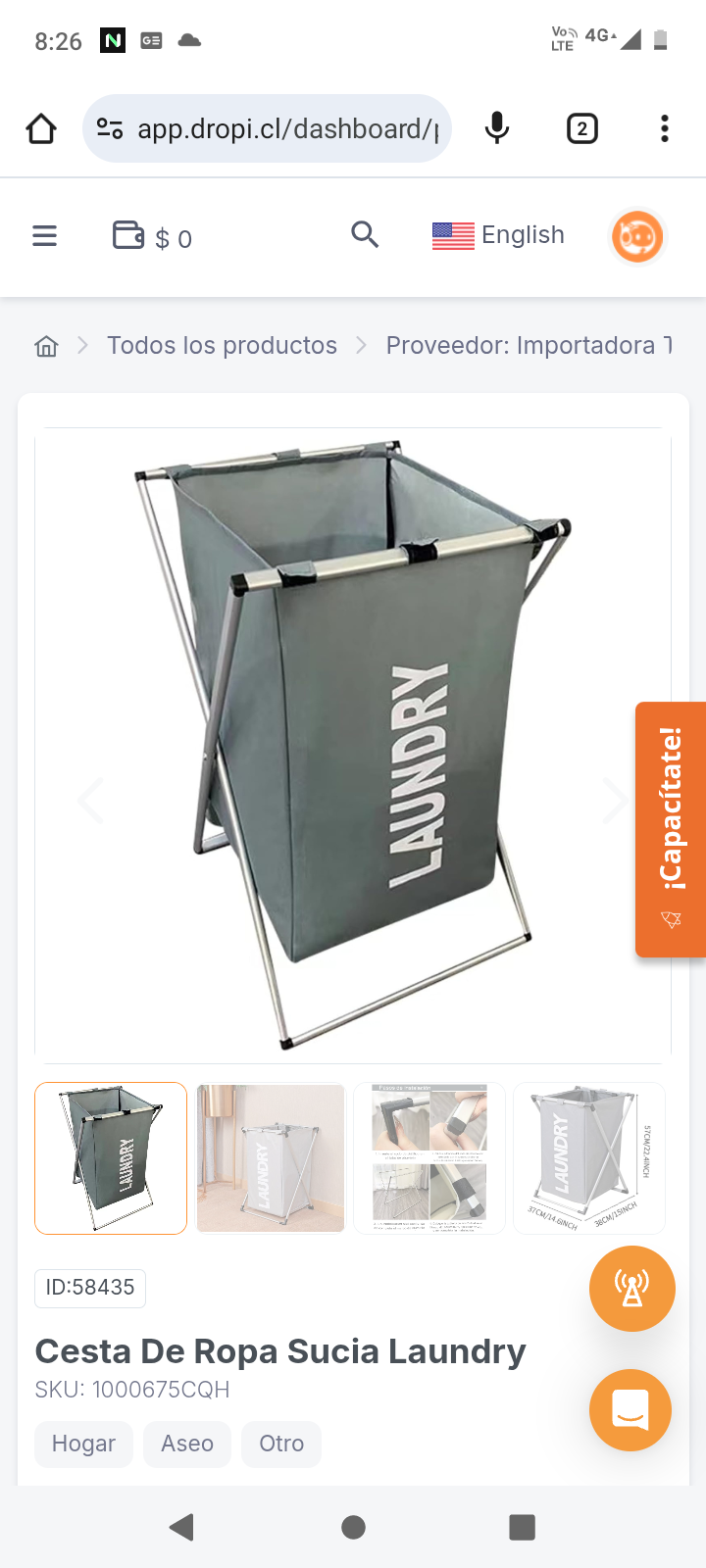 Cesta De Ropa Sucia Laundry