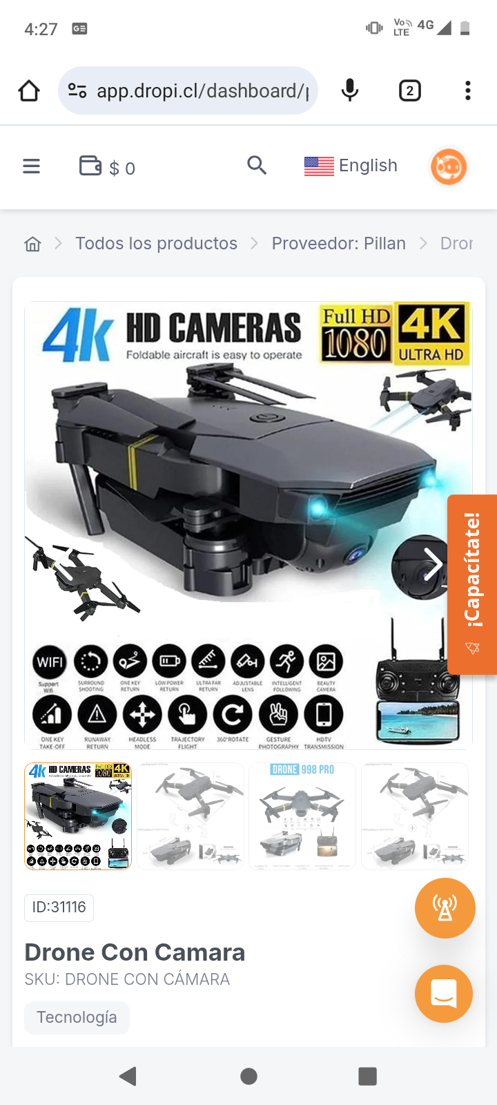 Drone Con Camara