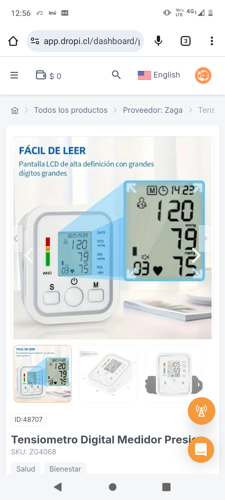 Tensiometro Digital Medidor Presion