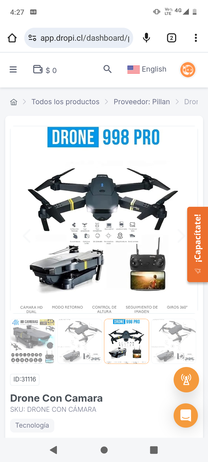 Drone Con Camara