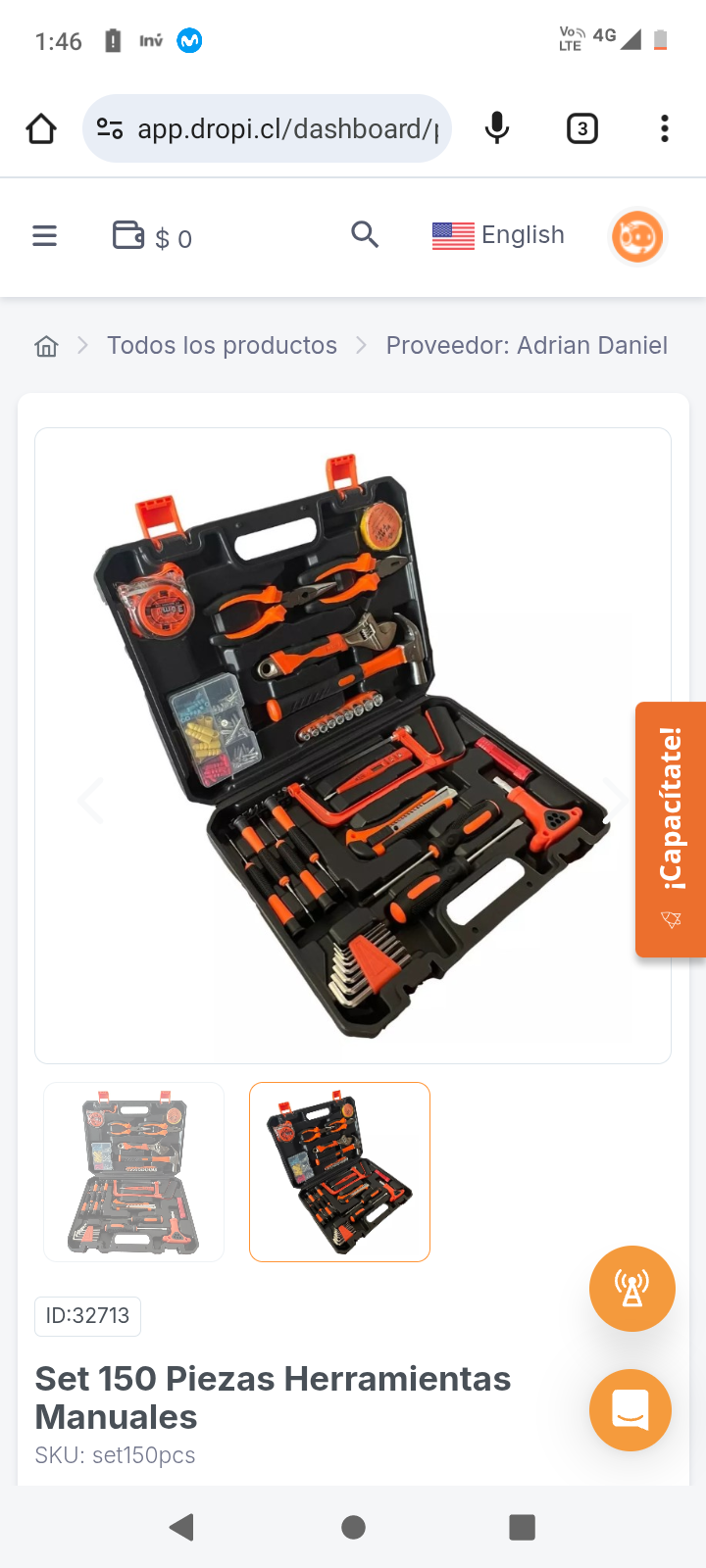 Set 150 Piezas Herramientas Manuales