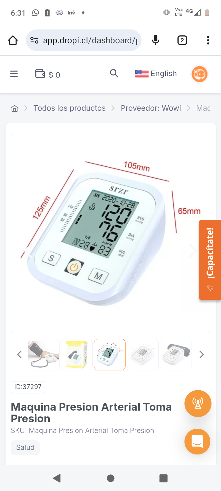 Maquina Presion Arterial Toma Presion