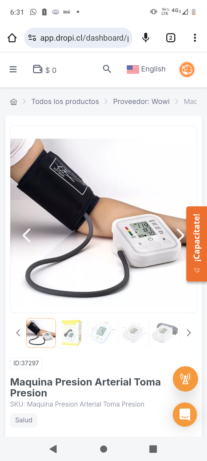 Maquina Presion Arterial Toma Presion